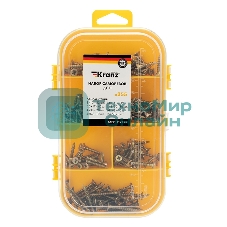 Набор саморезов для ДСП Kranz 255 шт.