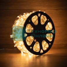 Гирлянда Neon-night LED Клип-лайт 12 V, прозрачный ПВХ, 150 мм, цвет диодов теплый белый, Flashing (белый)