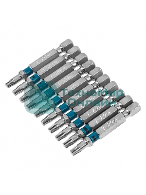 Набор бит Gross TORX 20х50, сталь S2, 10 шт.