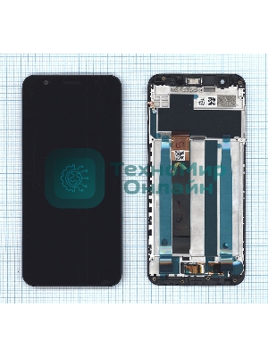 Дисплей для Asus Zenfone Lite L1 (ZA551KL) черный с рамкой