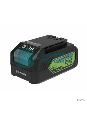 Аккумулятор Greenworks G24B4II 24v, li-ion, 4 А·ч, пиковый ток 55А [2938407]
