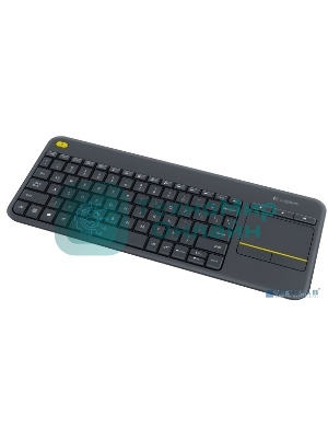 Клавиатура Logitech K400 Wireless Touch Plus беспроводная, радиоканал, чёрный