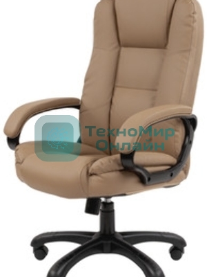 Кресло Chairman Home 600 бежевый, ткань, 120 кг