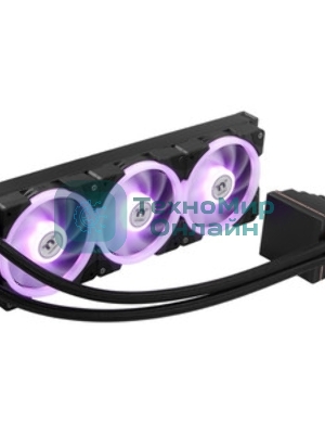 Система жидкостного охлаждения Thermaltake MAGFloe 360 Ultra ARGB Soc-AM5/AM4/1200/1700/1851 черный 4-pin 30.6dB Al+Cu LCD Ret (CL-W432-PL12SW-A)