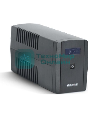 Источник бесперебойного питания Импульс Юниор Смарт 800 480Вт 800ВА черный