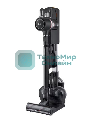 Пылесос вертикальный LG A9N-MASTERX черный, питание от аккумулятора, 160 Вт, уборка влажная/сухая, пылесборник 0.44 л, работа от АКБ max 50 мин