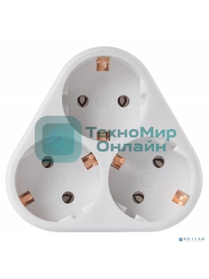 Сетевой разветвитель Buro BU-PS3VG-W (3 розетки) белый (пакет ПЭ)