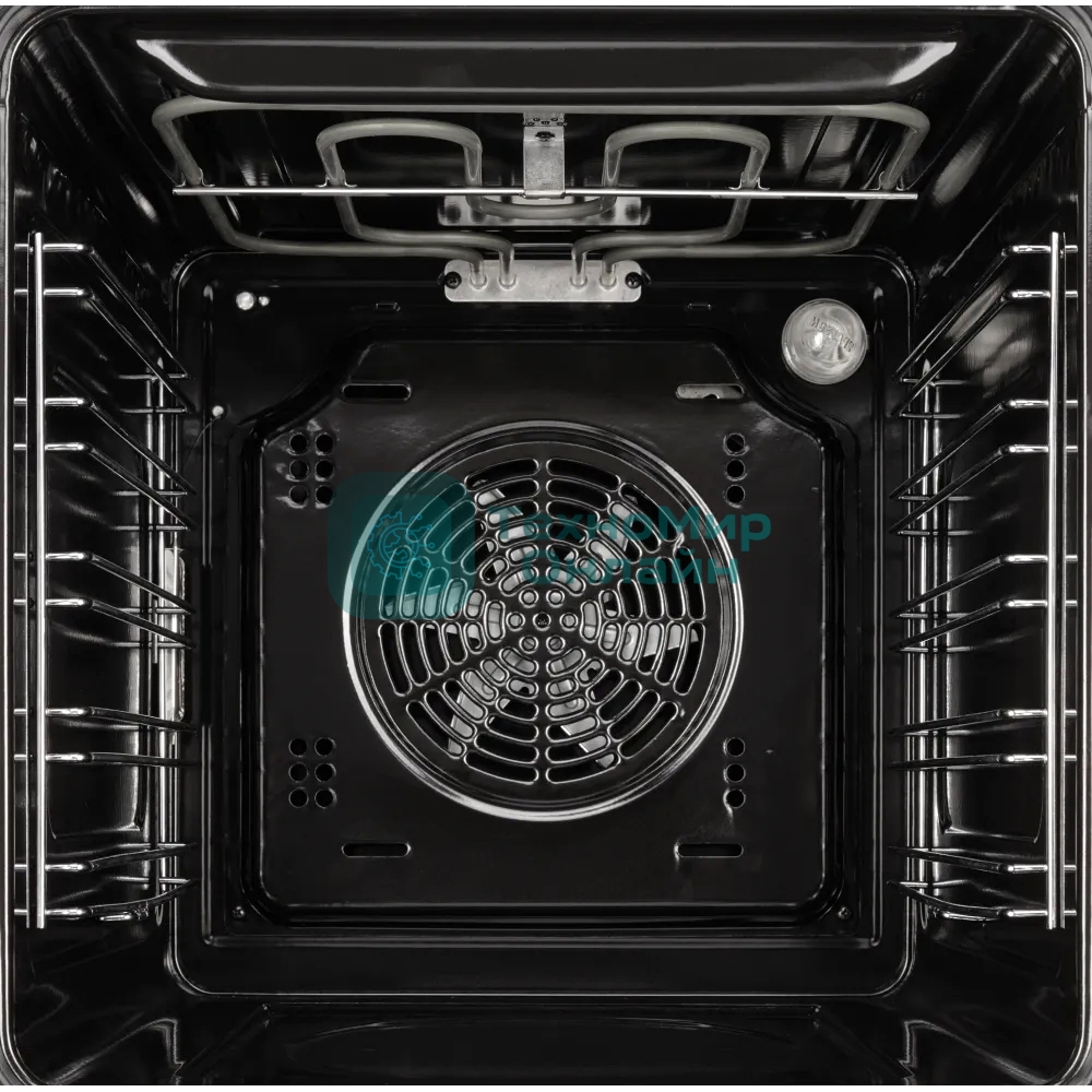 Духовой шкаф электрический Monsher MOE 4592 Acier ширина 45 см, High-Tech, 50 л, гидролизная очистка, 9 режимов, черный/нерж. сталь