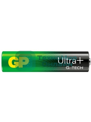 Алкалиновые батарейки c технологией G-tech GP Ultra Plus Alkaline 24А AАA - 2 шт. на блистере