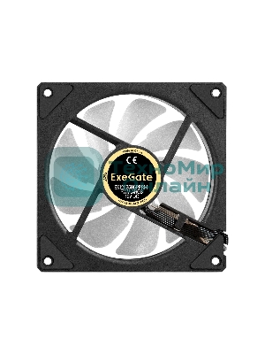 Вентилятор с подсветкой ExeGate EX12025H6PPRM-PWM.ARGb (120x120x25 мм, ARGb, Hydraulic bearing (гидродинамический), 6pin, 1200RPM, 33dBA)