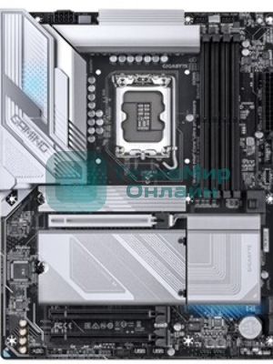 Материнская плата Gigabyte B860M GAMING X WIFI6E, LGA 1851, Intel B860, 4xDDR5, 4xSATA, 3xM.2, 1xPCIe 5.0 x16, 2xPCIe 4.0 x16, 1xHDMI, 1xDP, 1x 2.5Gb LAN, 4xUSB-A 2.0, 2xUSB-A 3.2 Gen 1, 1xUSB-C 3.2 Gen 2, 7.1, 3x3.5 мм, 3xARGb, 4xRGb, mATX