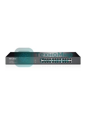 Коммутатор сетевой TP-Link SMB TL-SG1024 Коммутатор 24LAN 10/100/1000Mb/s Unmanagersd Gigabit Rackmount Switch