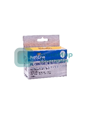 Картридж струйный ProfiLine PL-CD974AE №920XL для принтеров HP officejet 6000/6500/7000 Yellow водн