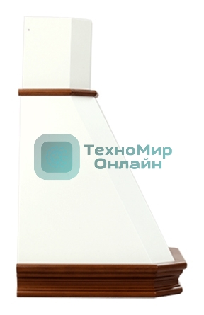 Вытяжка каминная Elikor Пергола 60П-650-П3Л бежевый/неокрашенный дуб, 60 см, 650 куб. м/ч, 60 дБ