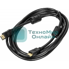 Кабель аудио-видео Ningbo HDMI (m)/HDMI (m) 3м. феррит.кольца позолоченные контакты черный (HDMI-3M-MG(VER1.4))