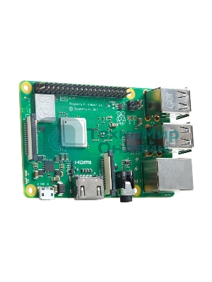 Мини ПК Raspberry Pi 3 Model B+ (RA433, E14 Version) Retail, 1Gb RAM, Cortex-A53 (ARMv8) 64-bit SoC @ 1.4GHz Broadcom BCM2837B0 CPU, WiFi, Bluetooth, 40-pin extended GPIO, 4x USB 2.0, HDMI, CSI camera port, DSI displ.port, MicroSD port (137-3331), (БП и корпус