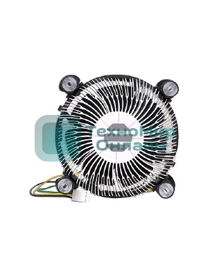 Кулер Intel E97379 серебристый/черный 90мм алюминий 2500rpm 27db 4-pin 73W 58мм