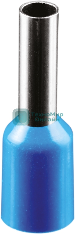 Наконечник-гильза изол. Navigator (НШвИ) 2.5-8 NET-Е2508 син. (уп. 100 шт)