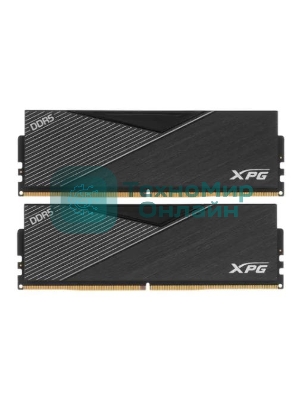 Оперативная память XPG Lancer, DDR5, 32GB (2x16GB), 6000MHz, CL30, DIMM, с радиаторами, черный