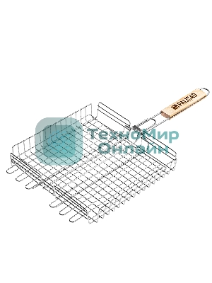 Решетка-гриль Camping Palisad 340х340х60 мм, объемная, нержавеющая сталь