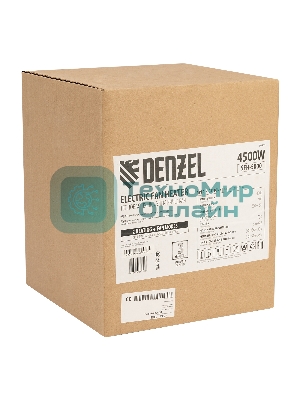 Тепловая пушка Denzel SFH-5000, 230 В, 400 м3/ч, 3 реж. вентилятор, 3000/4500 Вт