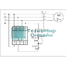 Реле контроля наличия и чередования фаз CKF-BR (монтаж на DIN-рейке 35мм; регулировка порога отключения; регулировка времени отключения; 3х400/230+N 2х8А 1Z 1R IP20) F&F EA04.002.003