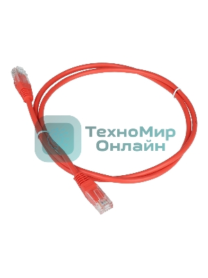 Патч-корд LANMASTER TWT UTP cat.5e, с заливными колпачками, 1.0 м, оранжевый