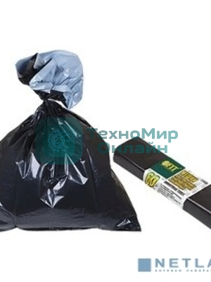 Мешки для строительного мусора, ПВД особопрочные, 240 л, 900х1400 мм, толщина 35 мкм, 10 шт. 11942 FIT РОС