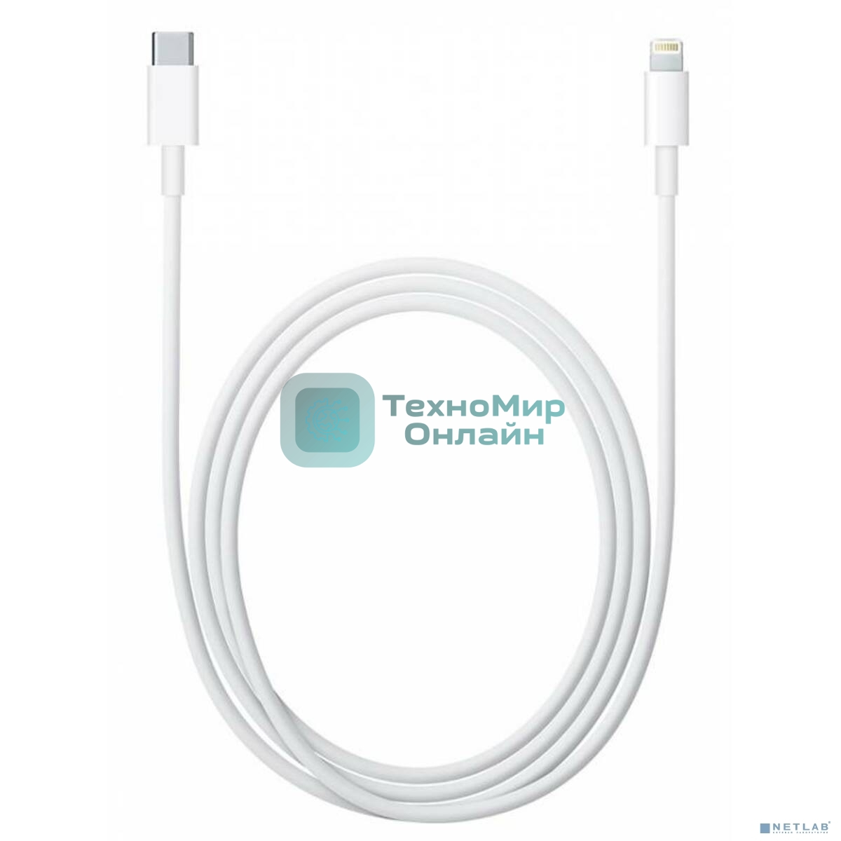 Bion Кабель USB Type-C - 8-pin lightning, 3A, 25W, 1 м., белый BXP-CCP-USB-CMLM-1M