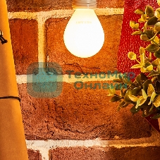 Лампа светодиодная филаментная Rexant Шарик GL45 9.5 Вт 915 Лм 2700K E14 матовая колба