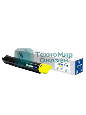 Картридж лазерный NVPrint совместимый NV-106R03766 Yellow для Xerox VersaLink-C7000 (10100k)