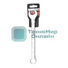 Ключ комбинированный Matrix, 19 мм, CrV, полированный хром