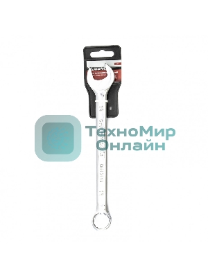 Ключ комбинированный Matrix, 19 мм, CrV, полированный хром