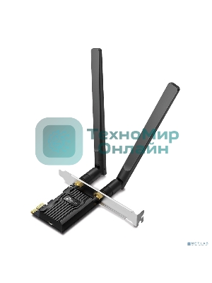 Двухдиапазонный адаптер PCI Express TP-Link Archer TX20E с поддержкой Wi-Fi AX1800 и Bluetooth 5.2