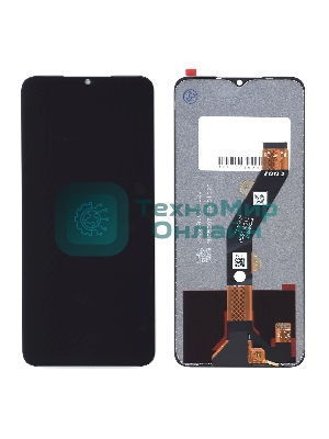 Дисплей для Tecno Spark Go 2023 (BF7) в сборе с тачскрином черный