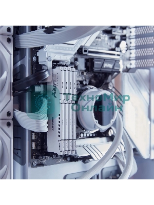 Оперативная память Kingston Fury Beast, DDR5, 32Gb (1x32Gb), 5600MHz, CL36, DIMM, с радиаторами, белый