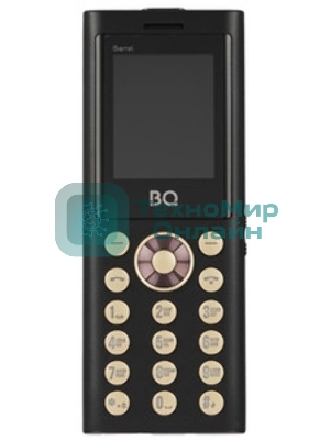 Мобильный телефон BQ 1858 Barrel черный/золотистый
