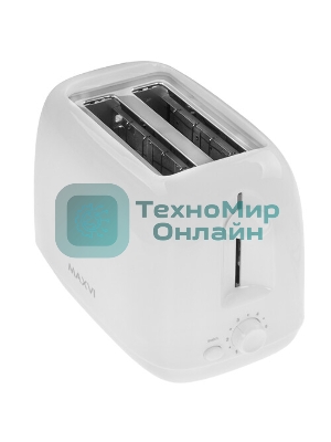 Тостер Maxvi KT723P белый