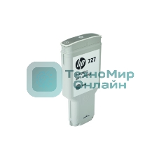 Картридж струйный HP 727 с чернилами фотографического черного цвета для принтеров Designjet, 300 мл