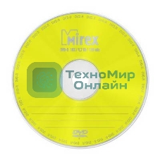 Диск DVD-R Mirex 4.7 Gb, 16x, Slim Case (1), (1/200)