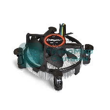 Кулер для процессора ExeGate EE97379 черный, 92 мм, алюминий, 2400 об/мин, 23 дБ, 4 pin, 65 Вт, 60 мм