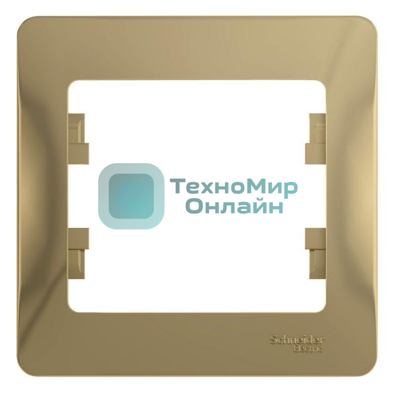 Рамка 1-м Glossa титан SchE GSL000401