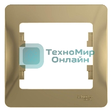 Рамка 1-м Glossa титан SchE GSL000401