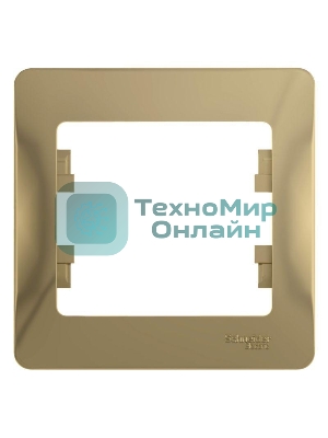 Рамка 1-м Glossa титан SchE GSL000401