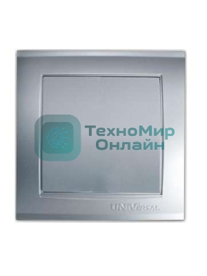 Выключатель 1-кл. СП Бриллиант 10А IP20 серебр. Universal 7949612