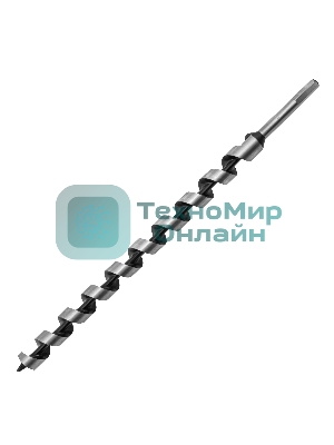 Сверло Matrix по дереву шнековое, 25x460 мм, 6-гранный хвостовик