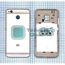 Задняя крышка для Xiaomi Redmi 4X золотой