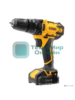 Дрель-шуруповерт аккумуляторная Denzel CDL-12-02BM, 12В, 2 АКБ