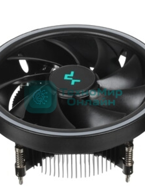 Кулер для процессора DEEPCOOL UL551 черный,(только сокет 1700), 136 мм, алюминий, 1800 об/мин, 26.8 дБ, 4 pin, 95 Вт, 71 мм