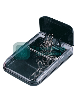 Скрепочница Deli E988 магнитная ассорти картонная коробка